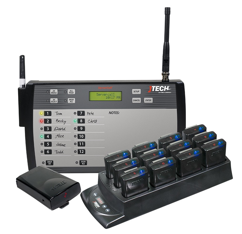 Pagers and Paging Systems Guests, Staff, Restaurants JTECH